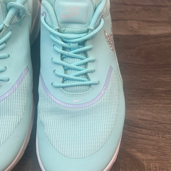 RARE 🌟 💫 😎 2014 Nike Air Max Thea in Glacier Ice with swarovski crystals - Picture 6 of 10